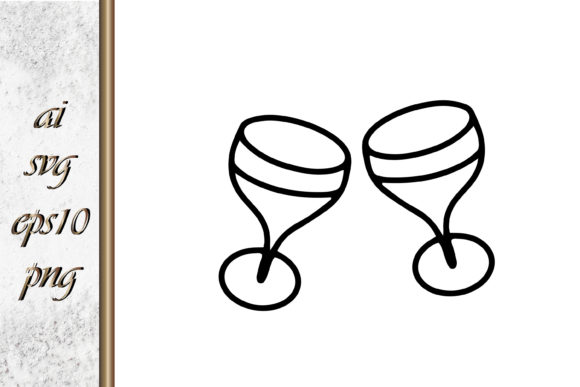 Celebrate with Style: The Doodle Glass Sketch Wedding Toast Font