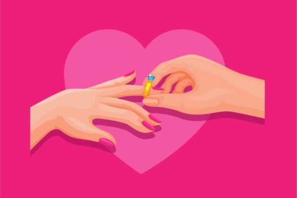 Couple Hand Putting Wedding Ring Vector: A Designer's Guide