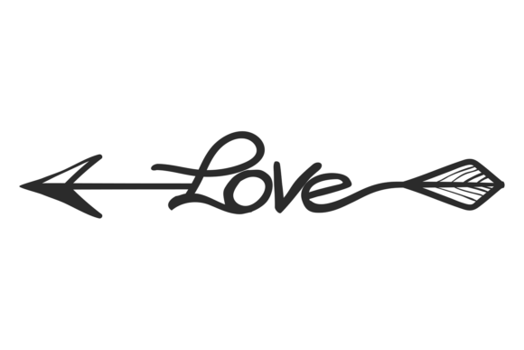 Love Arrow: A Romantic Wedding Design Page Font
