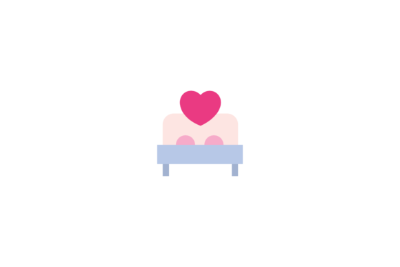Wedding - Bridal Bed Icon Svg: Versatile Floral Design Assets
